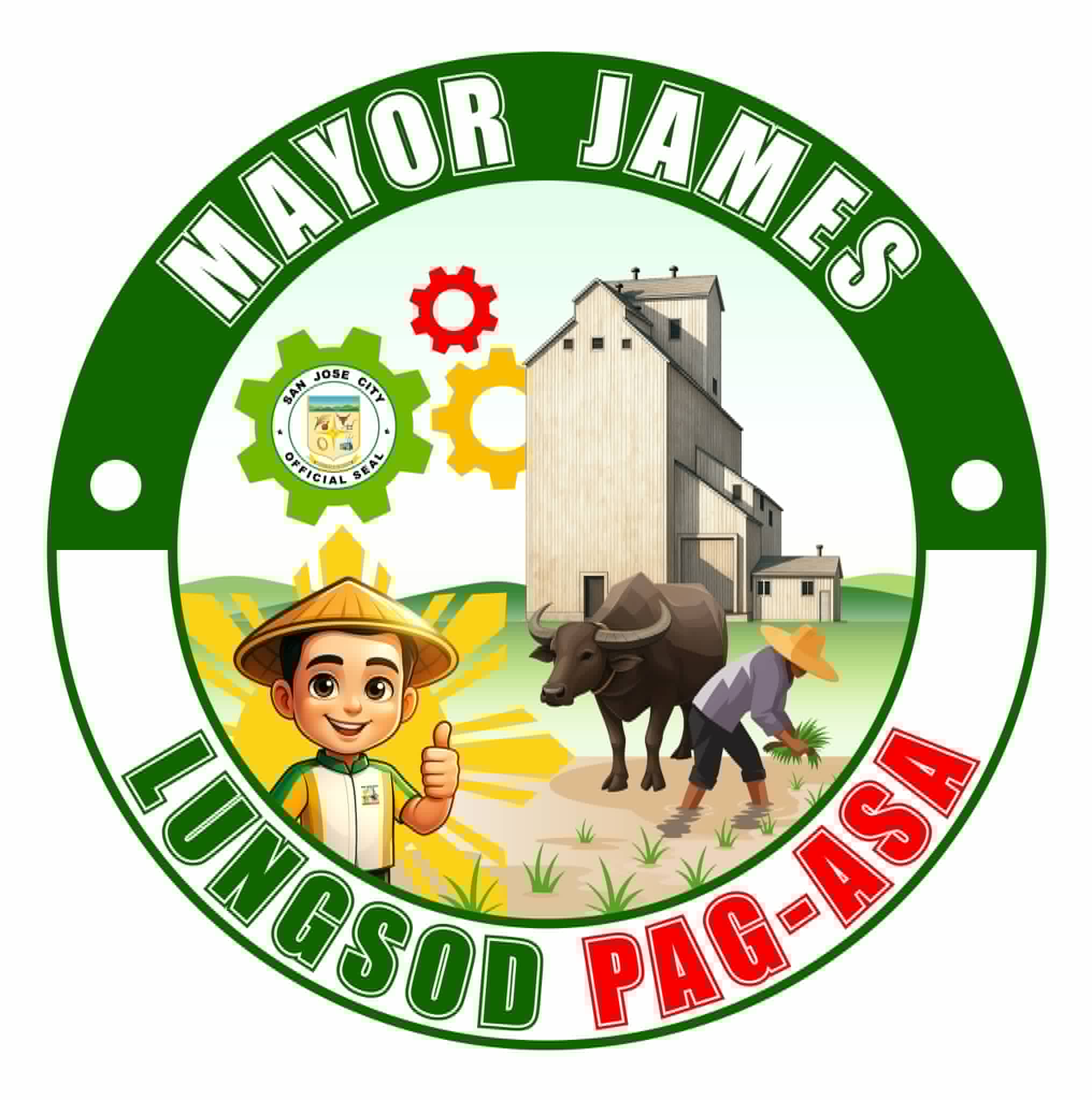 Mayor James Lungsod Pag-asa logo
